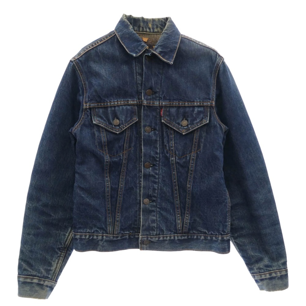 Levi's リーバイス デニムジャケット 70s 70505-0317 BIG E 4th ブランケット付 ボタン裏525 デニム ジャケット インディゴブルー系 38【中古】