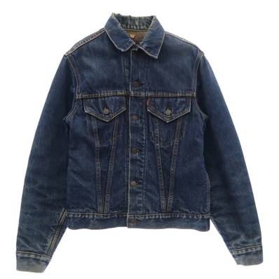 Levi's リーバイス デニムジャケット 70s 70505-0317 BIG E 4th ブランケット付 ボタン裏525 デニム ジャケット インディゴブルー系 38【中古】
