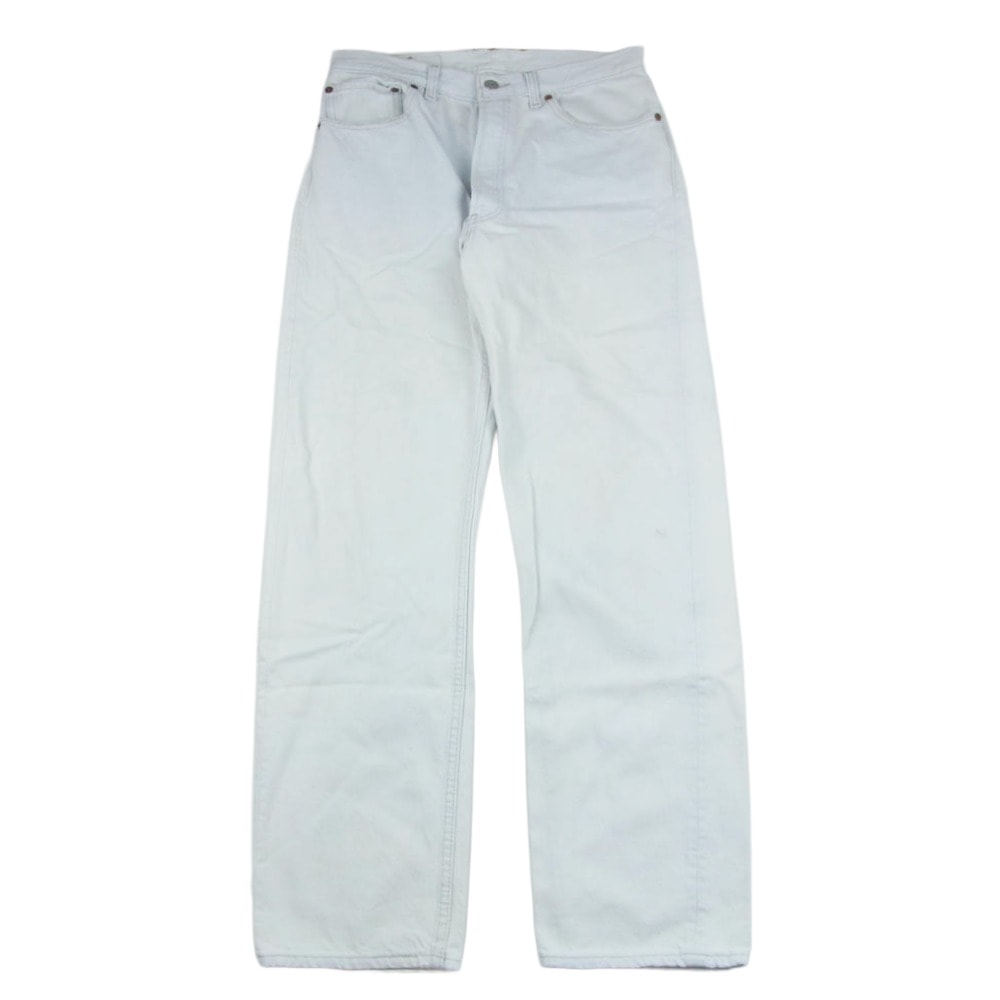 Levi's リーバイス デニムパンツ USA製 ボタン裏553 ヴィンテージ ボタンフライ デニム パンツ ライトブルー系 W34L32【中古】