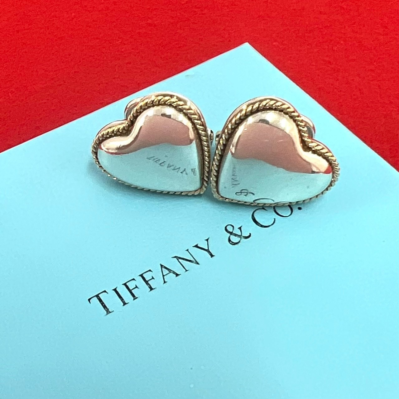 TIFFANY&Co. ティファニー ハート ツイスト イヤリング シルバー925 イヤリング シルバー
00275