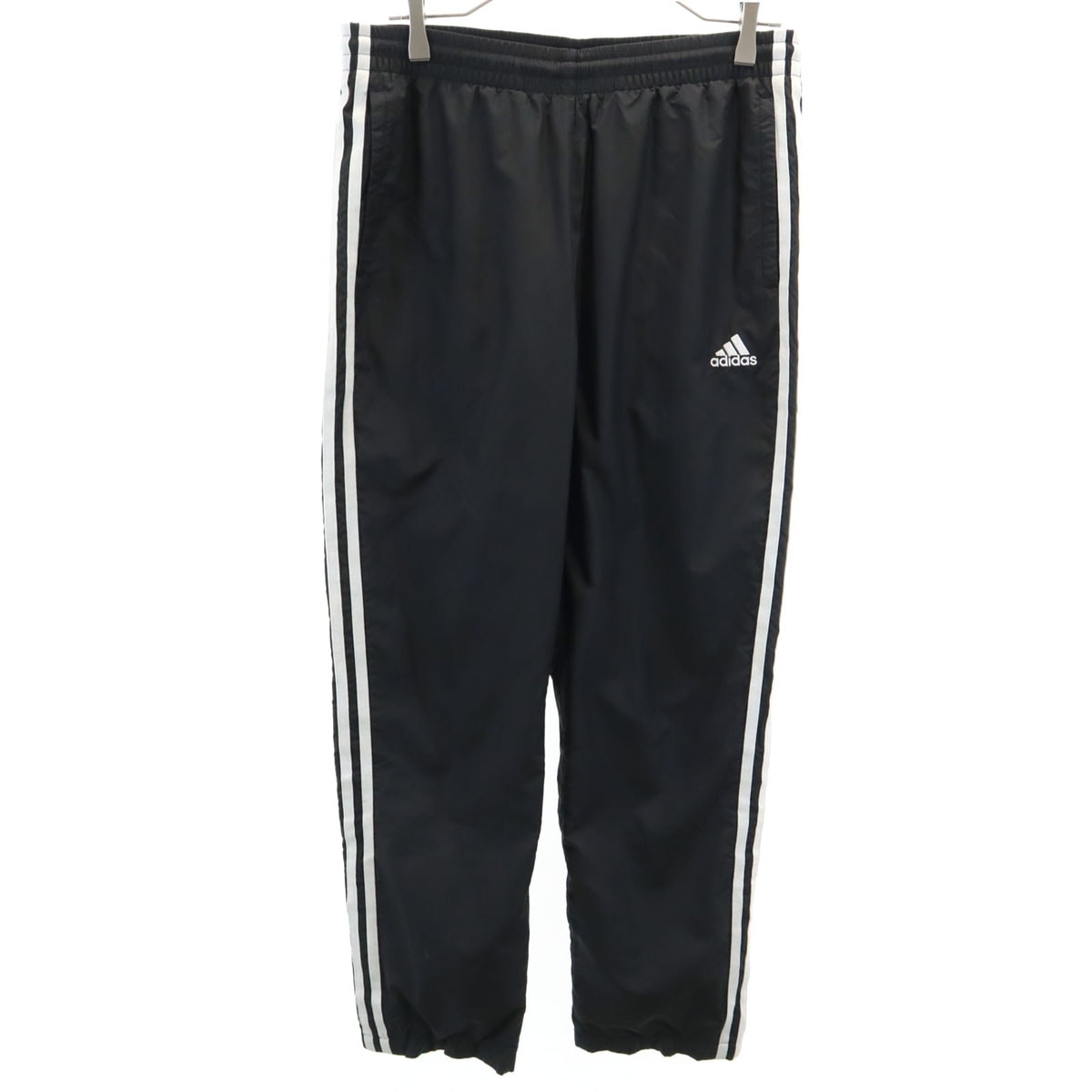 adidas アディダス ウインドパンツ M ブラック 裏トリコット