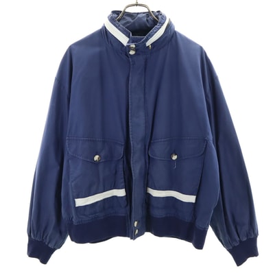 NAUTICA ノーティカ 90s オールド ジップジャケット L ネイビー系