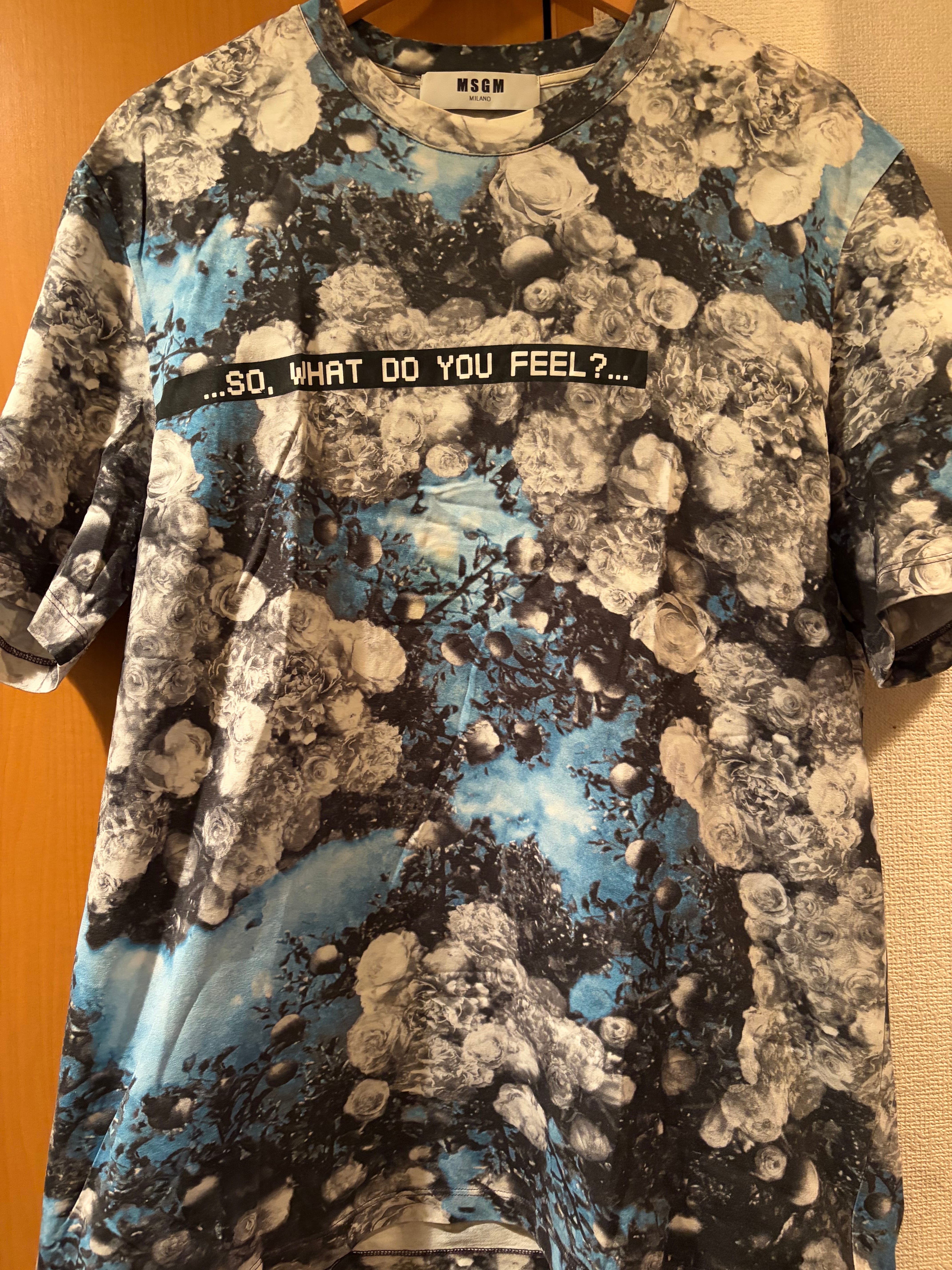 MSGM フローラル柄 Tシャツ Mサイズ 完売品