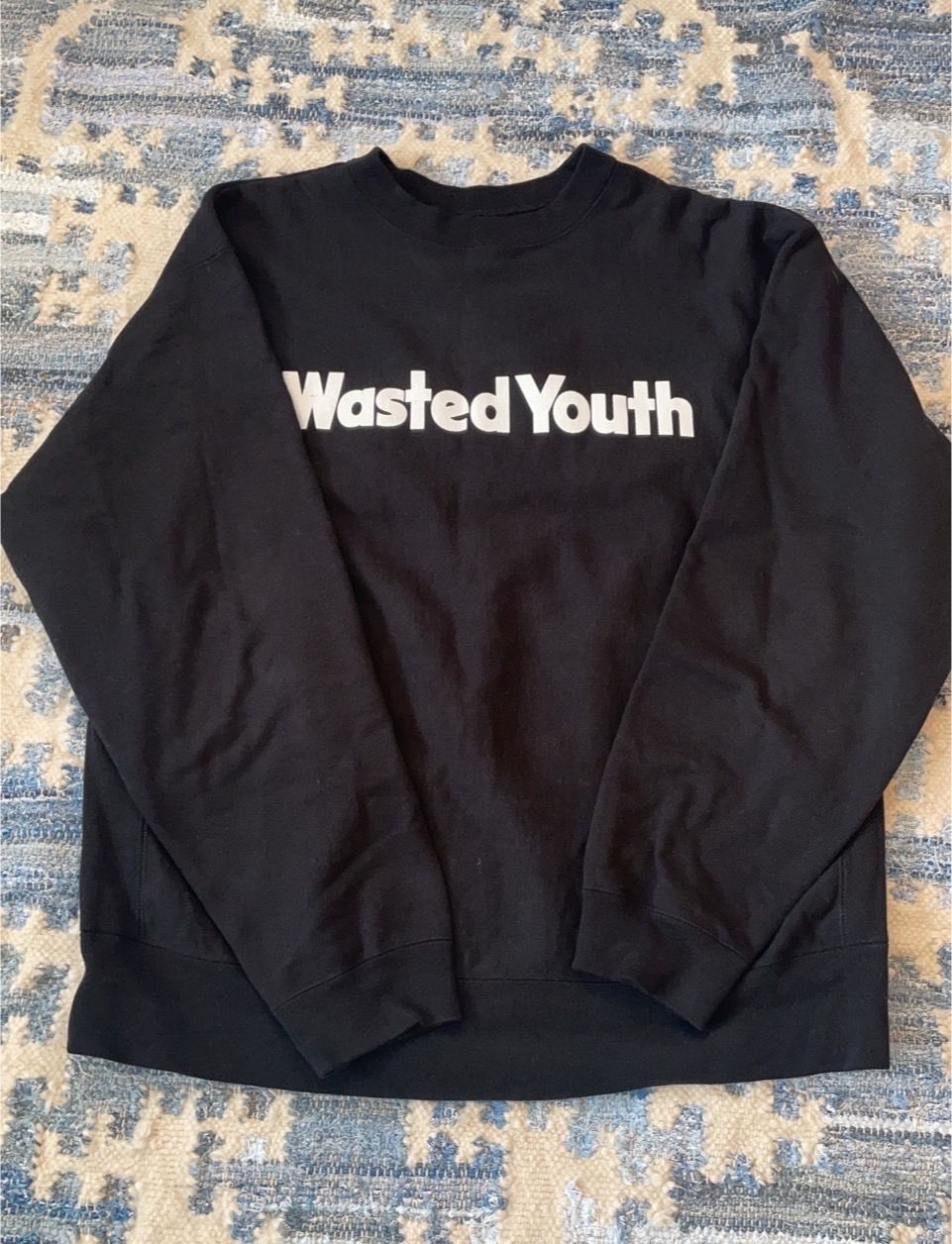 Wasted Youth スウェットシャツ ブラック 2XL（やや傷や汚れあり  