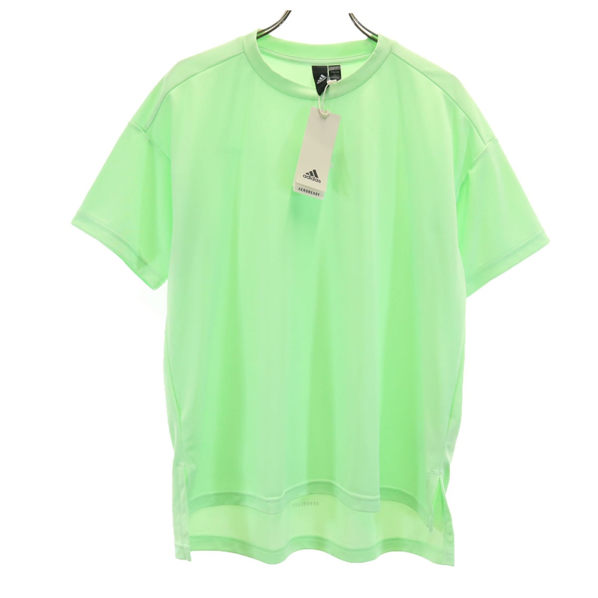 未使用 adidas アディダス トレーニング 半袖 Tシャツ M 黄緑