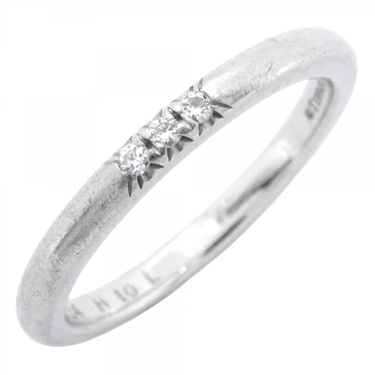 【6jdb0422-20】ティファニー リング フォーエバー 3PD Pt950 プラチナ ダイヤモンド 7号【中古】レディース