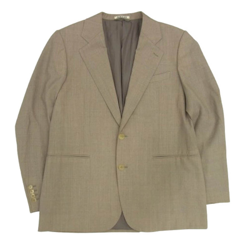 AURALEE オーラリー テーラードジャケット 21SS A21SJ01WH WASHABLE WOOL TROPICAL JACKET ウォッシャブル ウール トロピカル テーラードジャケット ブラウン系 4【中古】