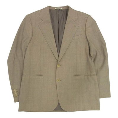 AURALEE オーラリー テーラードジャケット 21SS A21SJ01WH WASHABLE WOOL TROPICAL JACKET ウォッシャブル ウール トロピカル テーラードジャケット ブラウン系 4【中古】