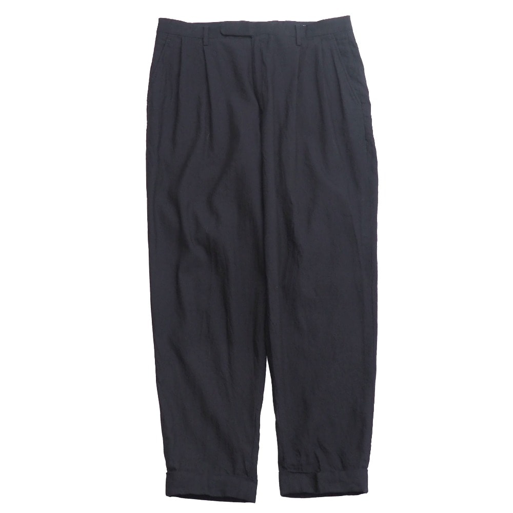 ■美品■COMOLI コモリ パンツ サイズ3 リネン混 2タックパンツ スラックス ブランド古着【中古】20260716/RB0158