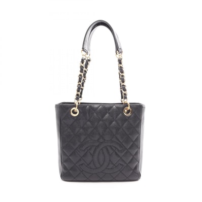シャネル CHANEL マトラッセ PST トートバッグ バッグ キャビアスキン(グレインドカーフ) レディース ブラック系 A50994 【中古】