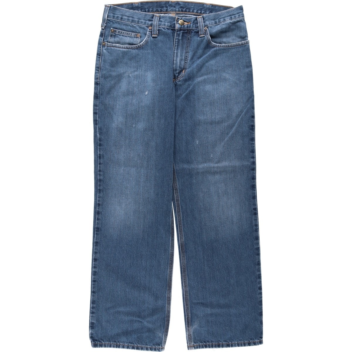 古着 カーハート Carhartt RELAXED FIT ストレートデニムパンツ メンズw33相当/eaa640501