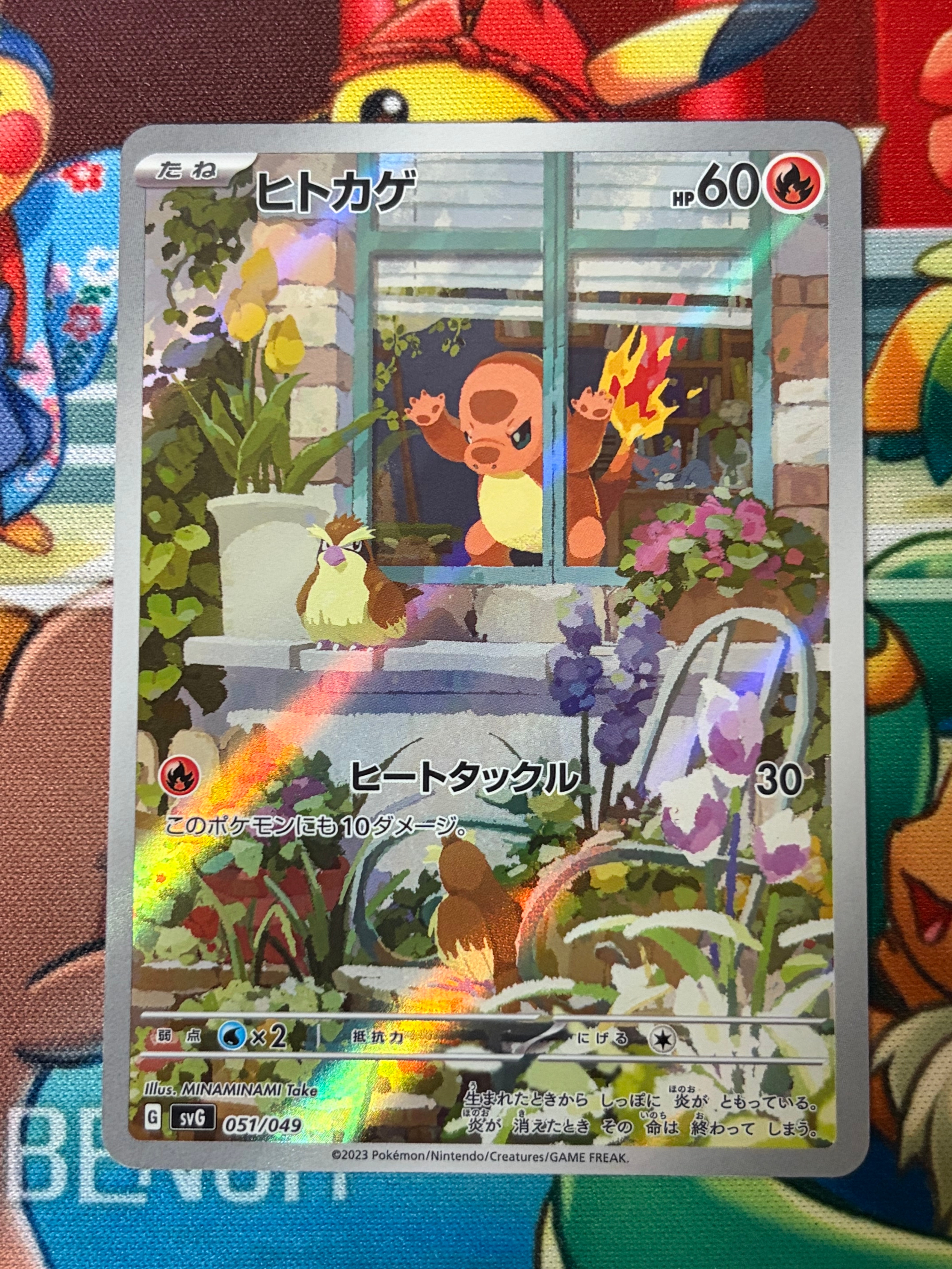 ヒトカゲ :フルイラスト [SVG 051/049](スペシャルデッキセットex「フシギバナ・リザードン・カメックス」)