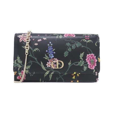クリスチャンディオール DIOR PETITES FLEURS ディオール カロ S5134OBQJ チェーンウォレット