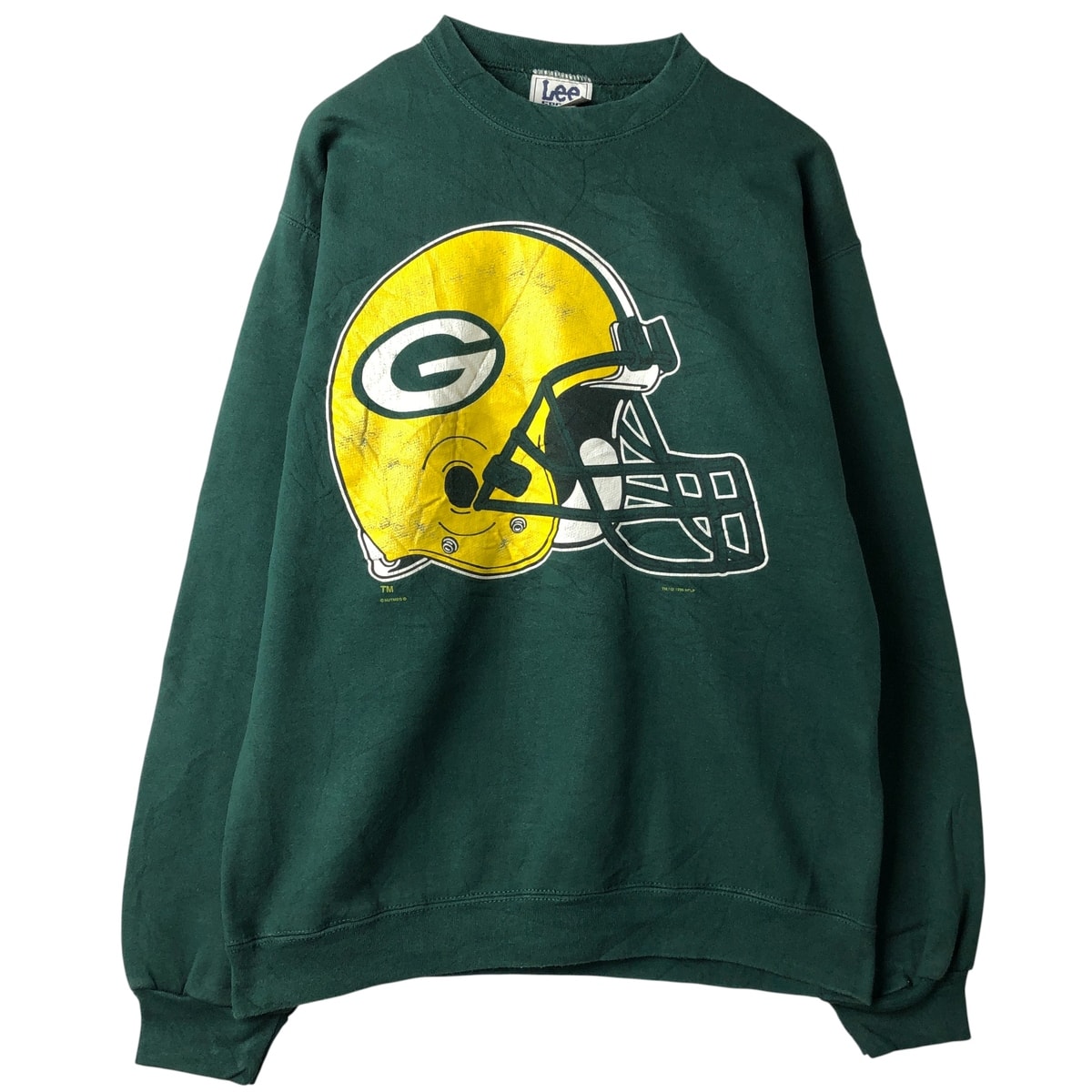 古着 90年代 リー Lee SPORT NFL GREEN BAY PACKERS グリーンベイパッカーズ スウェットシャツ トレーナー USA製 メンズM相当 ヴィンテージ/eaa612701