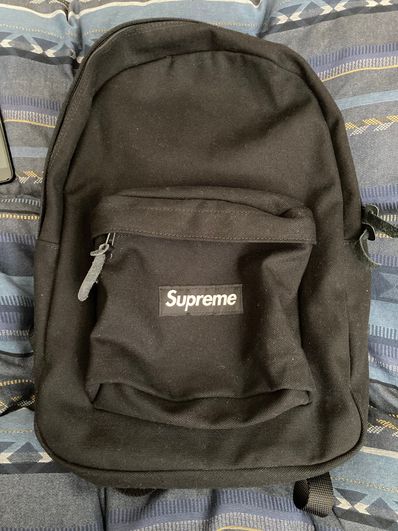 Supreme Canvas Backpack "Black"