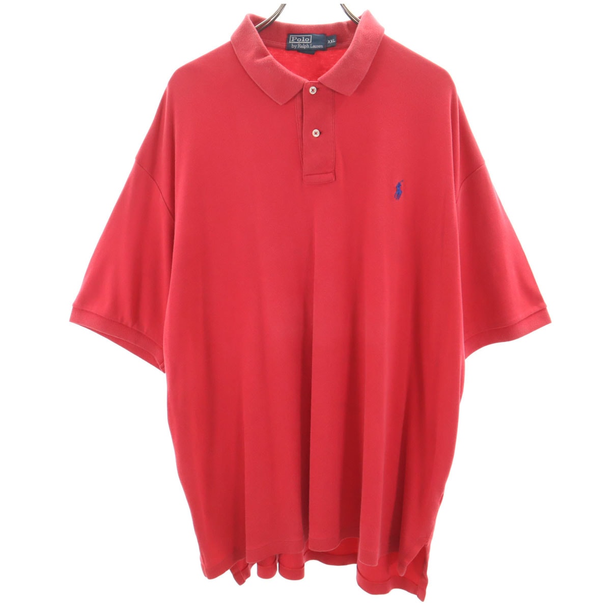 Polo by Ralph Lauren ポロバイラルフローレン 半袖 ポロシャツ XXL レッド ビッグサイズ