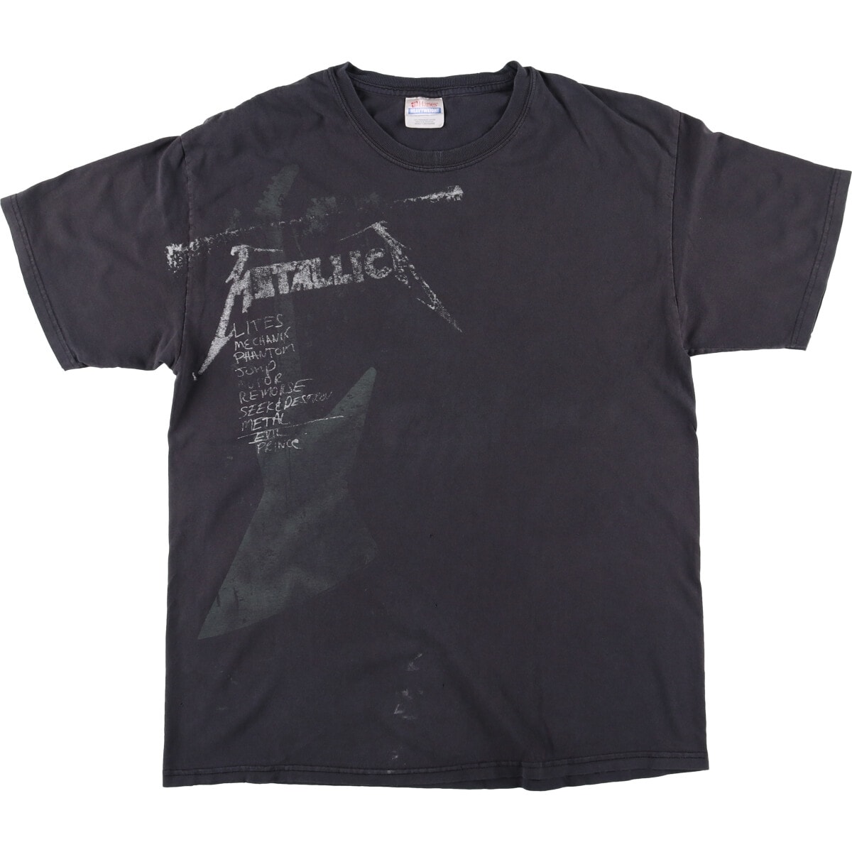 古着 ヘインズ HANES METALLICA メタリカ バンドTシャツ バンT メンズL相当/eaa558553