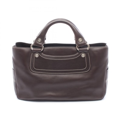 セリーヌ CELINE ブギーバッグ ハンドバッグ バッグ レザー レディース ブラウン系 【中古】