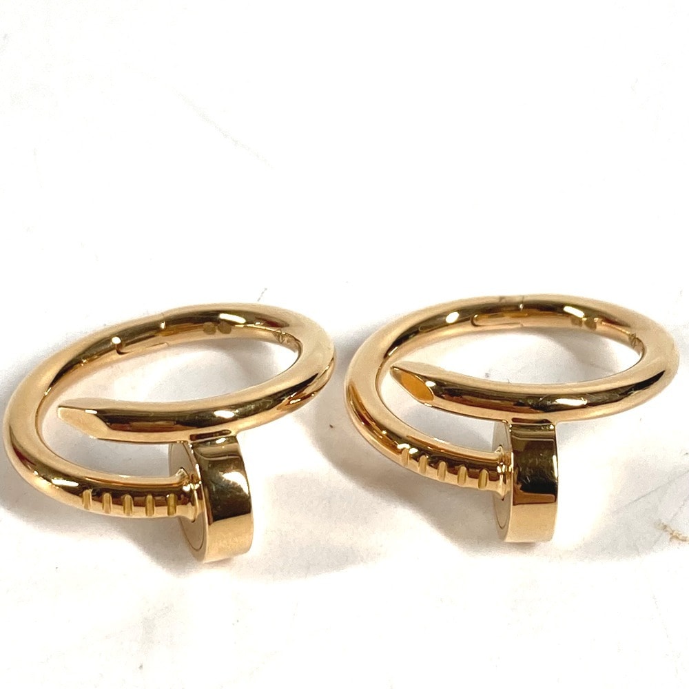 カルティエ CARTIER ジュスト アン クル カフリンクス カフス K18 金 18K アクセサリー ジュエリー カフス Au750 ゴールド 美品