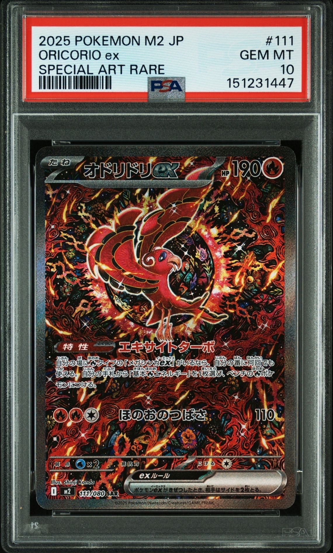 オドリドリex SAR [M2 111/080](拡張パック「インフェルノX」)