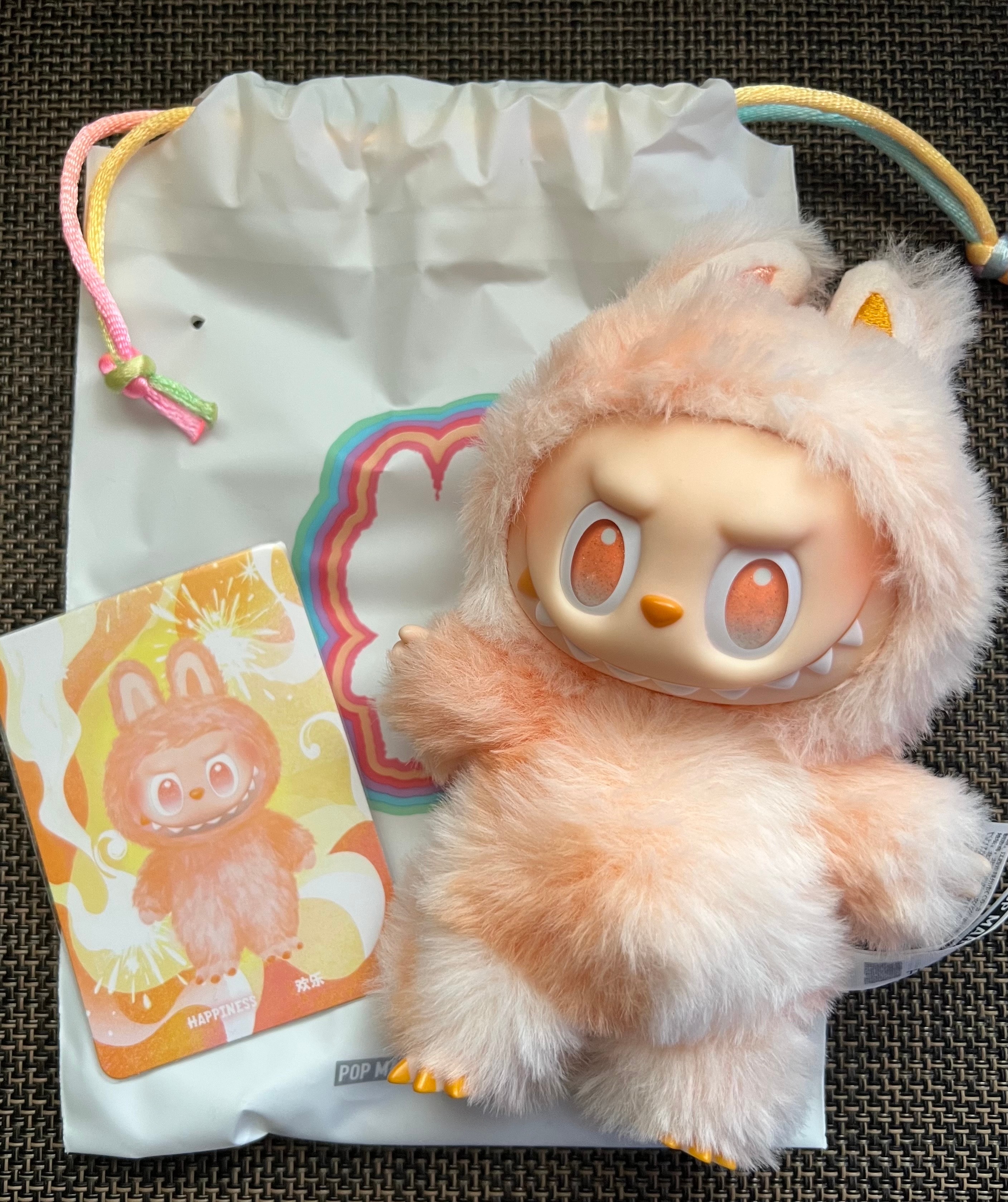 POP MART THE MONSTERS (LABUBU) Big into Energy Series Plush Pendant HAPPINESS