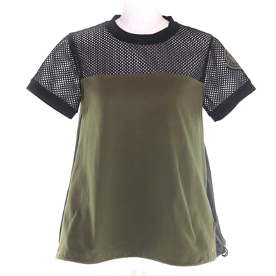 美品 モンクレール 半袖Tシャツ カーキ レディース XS F10938C73400