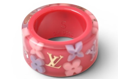 ルイヴィトン リング/指輪 LOUIS VUITTON アクセサリー バーグファランドールリング M66096 ピンク【中古】