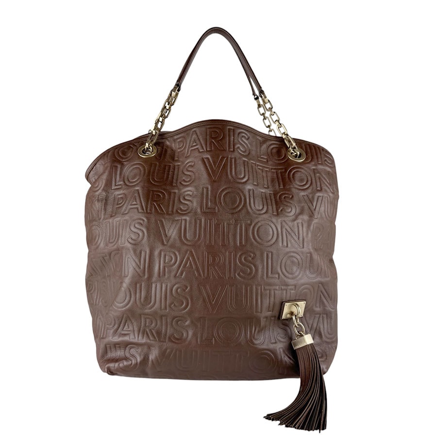 ルイ ヴィトン LOUIS VUITTON ショルダーバッグ パリスープル ウィッシュ レザー ブラウン レディース M95830【中古】 z9687