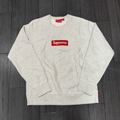 Supreme Box Logo Crewneck Sweatshirt "Ash Grey" (18FW)