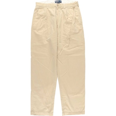 古着 ラルフローレン Ralph Lauren POLO by Ralph Lauren ツータック チノパンツ メンズw34相当/eaa542880