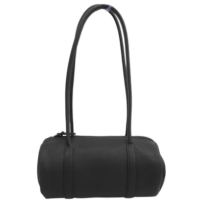 アエタ 新品同様 シリンダー ロングハンドルバッグ ショルダーバッグ レディース ブラック