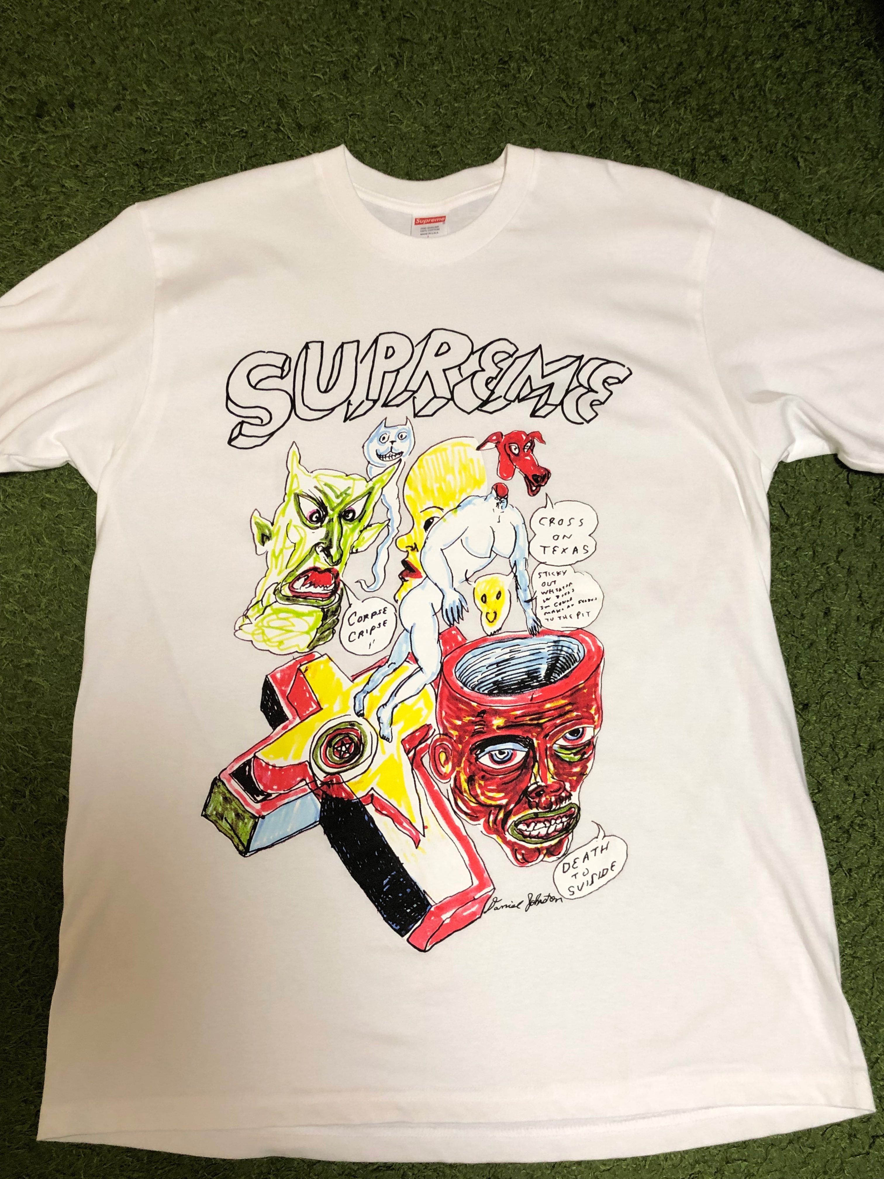 Supreme Daniel Johnston Tee "White"