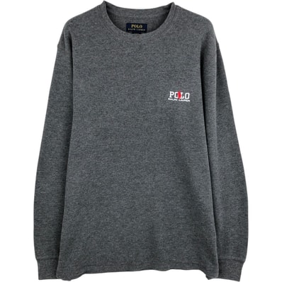 古着 ラルフローレン Ralph Lauren POLO RALPH LAUREN SLEEPWEAR サーマルロングTシャツ メンズL相当/eaa625331