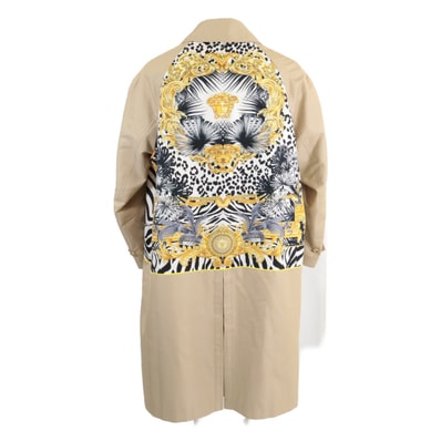 コムデギャルソンジュンヤワタナベ xVERSACE ヴェルサーチ バックワイルドバロックスカーフ XS