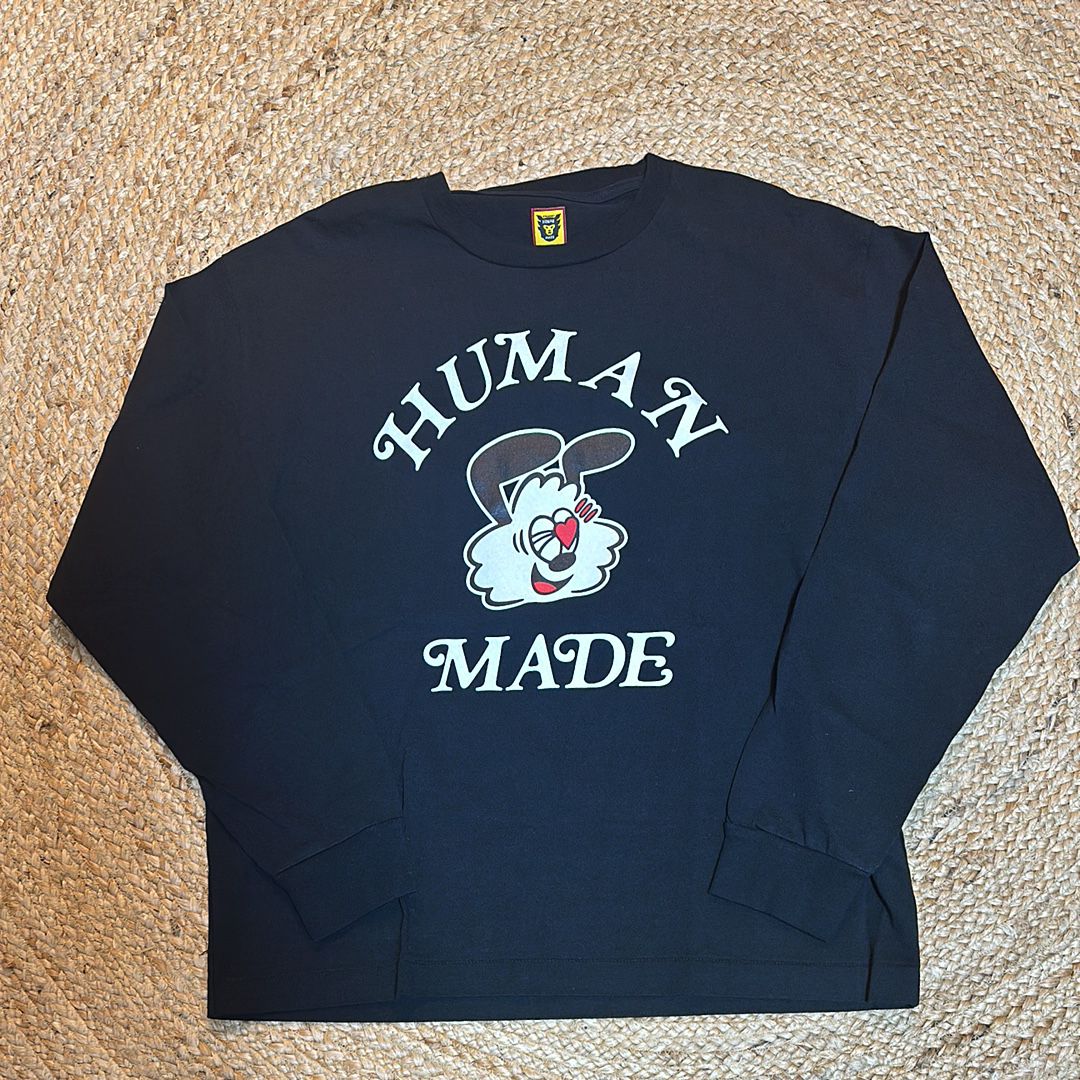 HUMAN MADE GDC White Day L/S T-shirt "Black" / VERDY