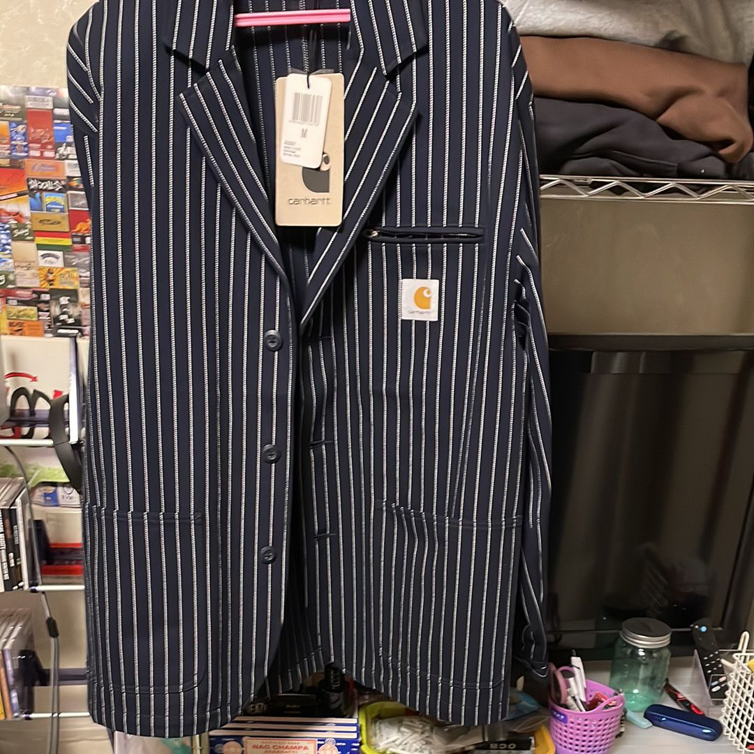 Carharttwip ストライプハイブリットジャケット