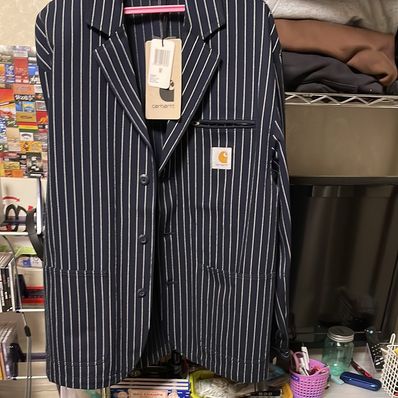 Carharttwip ストライプハイブリットジャケット