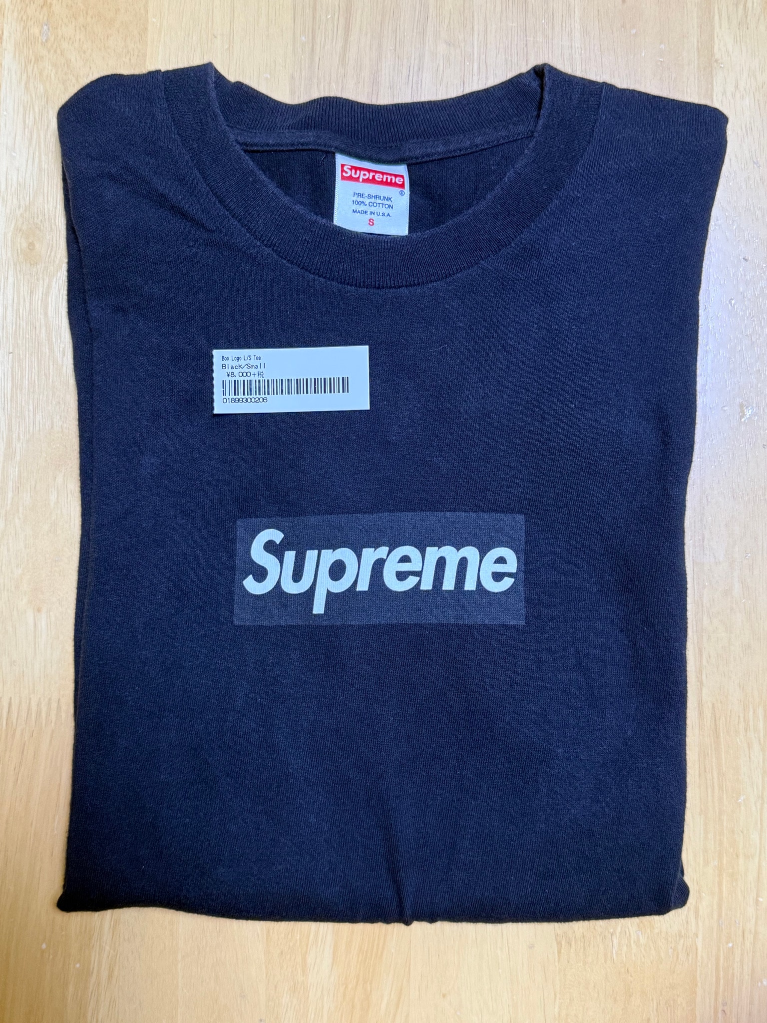 Supreme Box Logo L/S Tee "Black"