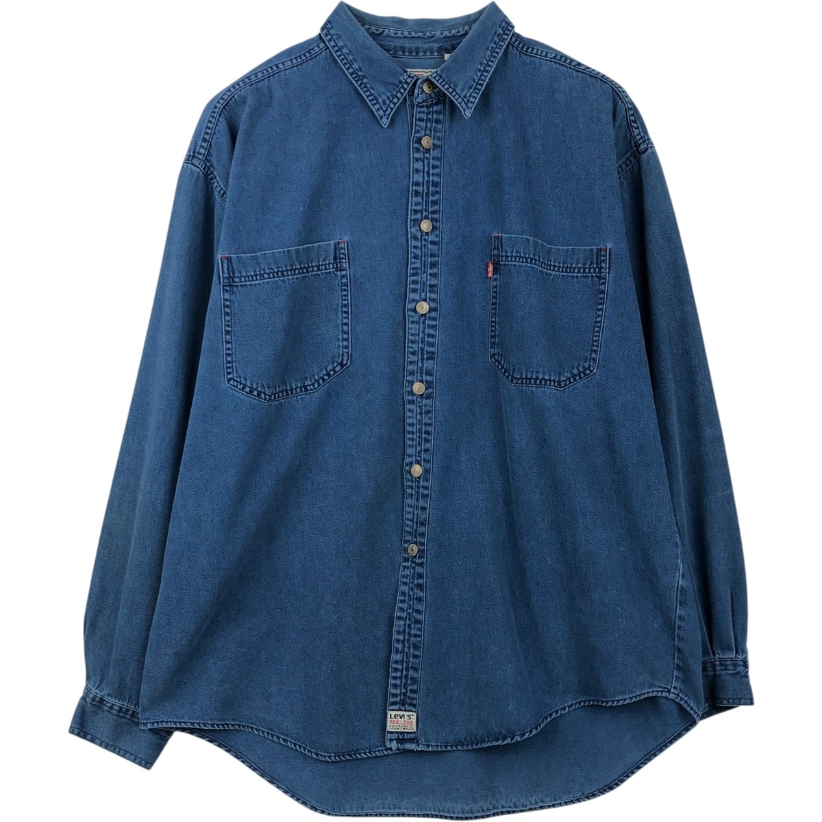 古着 リーバイス Levi's 長袖 デニムシャツ メンズXL相当/eaa652049
