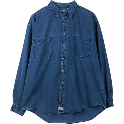 古着 リーバイス Levi's 長袖 デニムシャツ メンズXL相当/eaa652049