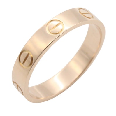 カルティエ CARTIER ミニラブリング リング・指輪 ジュエリー K18PG(ピンクゴールド) レディース ゴールド系 B4085200 【中古】