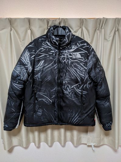 Supreme x The North Face Trompe Loeil Printed Nuptse Jacket "Black"