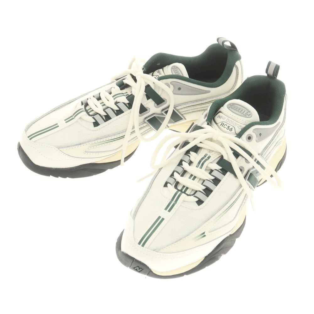 【中古】エメ レオン ドレ Aime Leon Dore × NEW BALANCE RC56 スニーカー オフホワイトxグリーン【サイズ27cm】【メンズ】