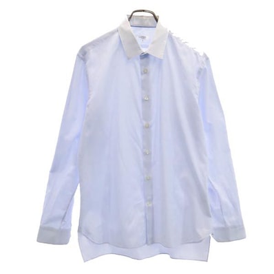 LANVIN en Bleu ランバンオンブルー 日本製 長袖 シャツ 50 ブルー系