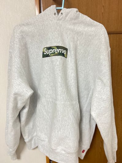 Supreme Box Logo Hooded Sweatshirt "Ash Grey" (23FW)