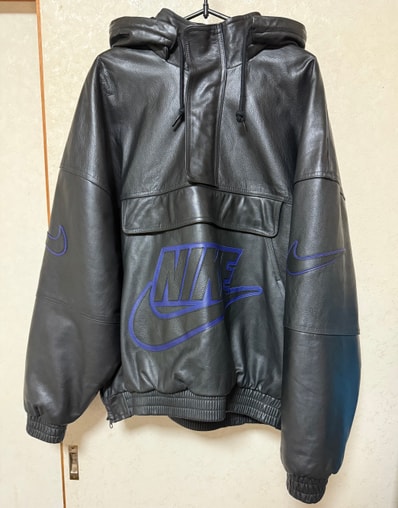 Supreme / Nike® Leather Anorak "Black"