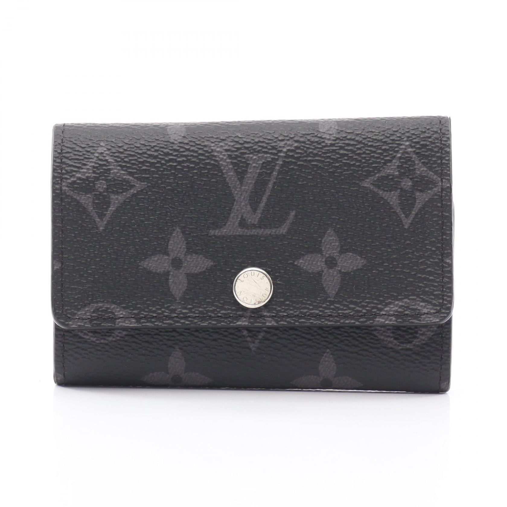 ルイ・ヴィトン LOUIS VUITTON ミュルティクレ6 モノグラムエクリプス キーケース アクセサリー PVC メンズ ブラック系 M82603 【中古】