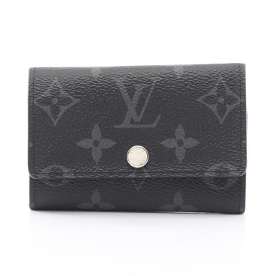 ルイ・ヴィトン LOUIS VUITTON ミュルティクレ6 モノグラムエクリプス キーケース アクセサリー PVC メンズ ブラック系 M82603 【中古】