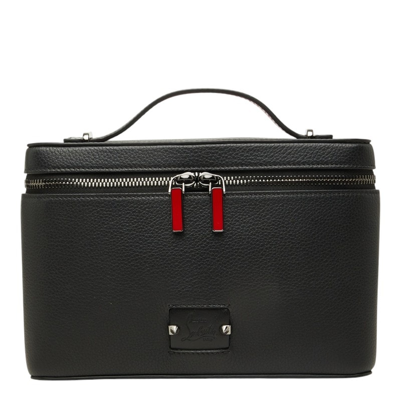 クリスチャンルブタン キピポーチ ハンドバッグ 2WAY ショルダーバッグ 3185198 ブラック レザー レディース Christian Louboutin 中古