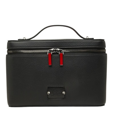 クリスチャンルブタン キピポーチ ハンドバッグ 2WAY ショルダーバッグ 3185198 ブラック レザー レディース Christian Louboutin 中古